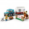 Конструктор LEGO CITY "МАШИНА С ПРИЦЕПОМ ДЛЯ ЛОШАДИ" City 60327 3719346