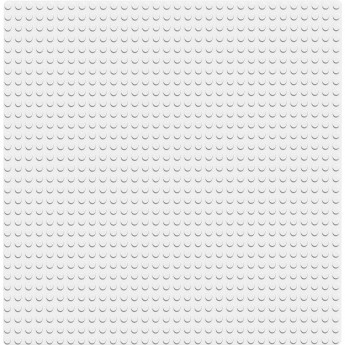 Конструктор LEGO CLASSIC Белая базовая пластина 11010_1