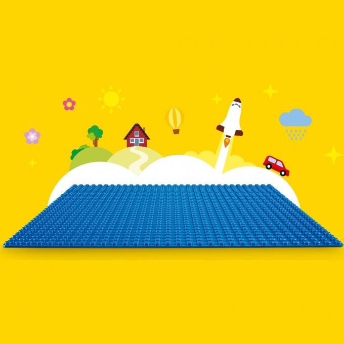 Конструктор LEGO CLASSIC Синяя базовая пластина 10714 398043