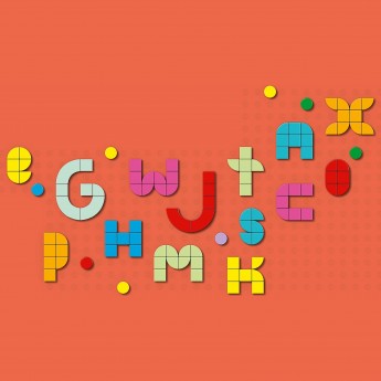 Конструктор LEGO DOTS Большой набор тайлов "БУКВЫ" 41950