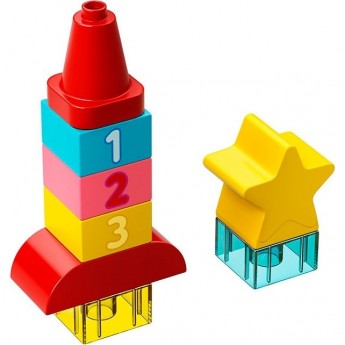 Конструктор LEGO DUPLO "МОЯ ПЕРВАЯ КОСМИЧЕСКАЯ РАКЕТА" Уникальные наборы 30332