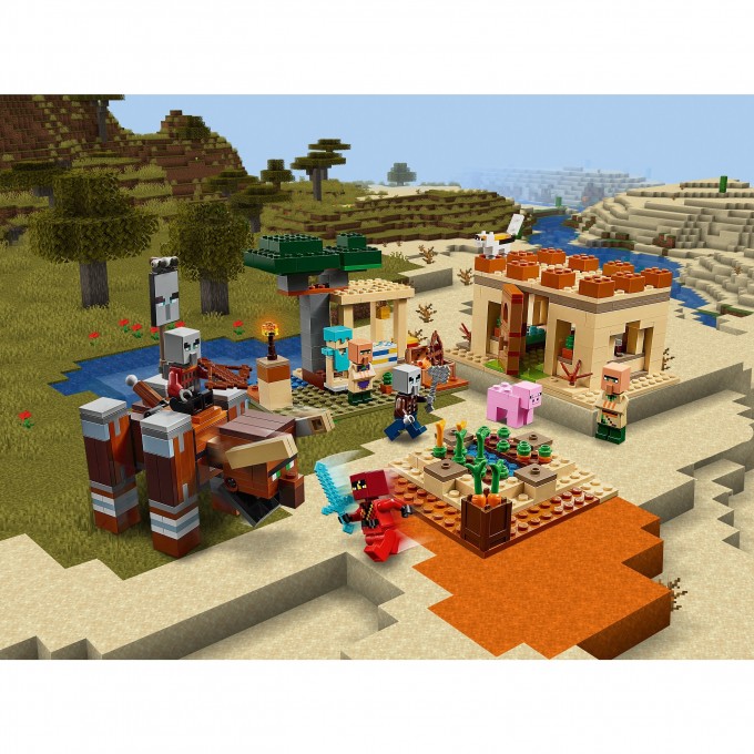 Конструктор LEGO MINECRAFT "ПАТРУЛЬ РАЗБОЙНИКОВ" Minecraft 21160 1671644